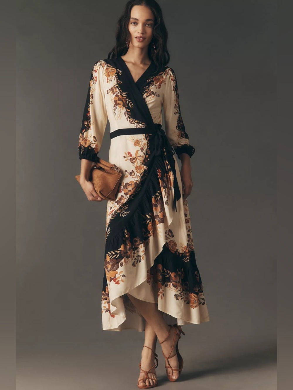 NWT Farm Rio Floral Wrap Dress Size Small